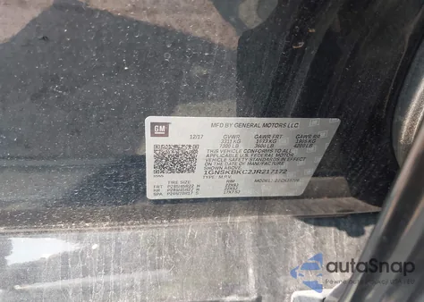 2018 Chevrolet Tahoe Lt z USA, uszkodzony, nr VIN 1GNSKBKC2JR217172